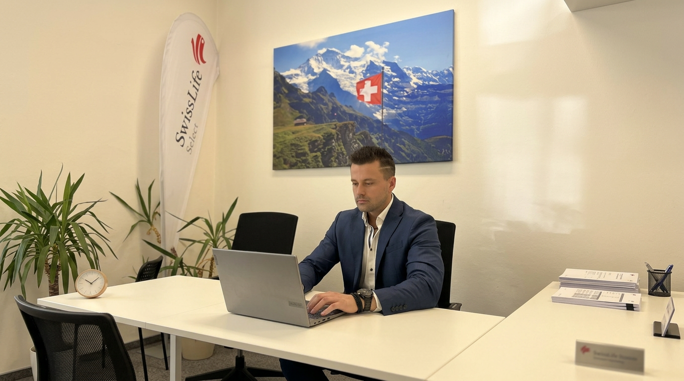 Tomáš Hanus — realitní makléř Swiss Life Select v kanceláři